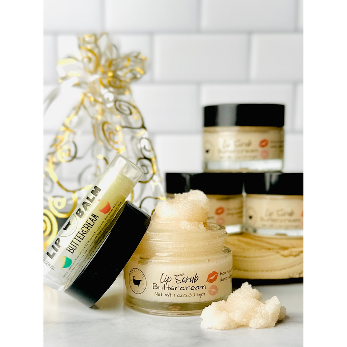 Bathhouse Trading Company - Buttercream Lip Scrub & Lip Balm Set