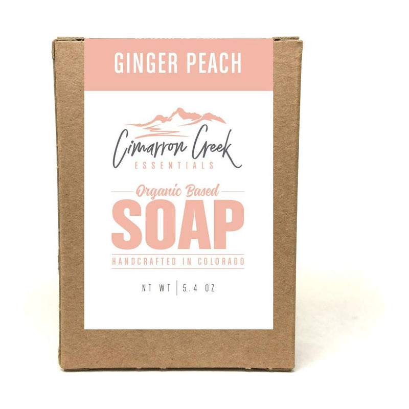 Cimarron Creek Essentials Ginger Peach Organic Bar Soap 5.4oz Bath & Body