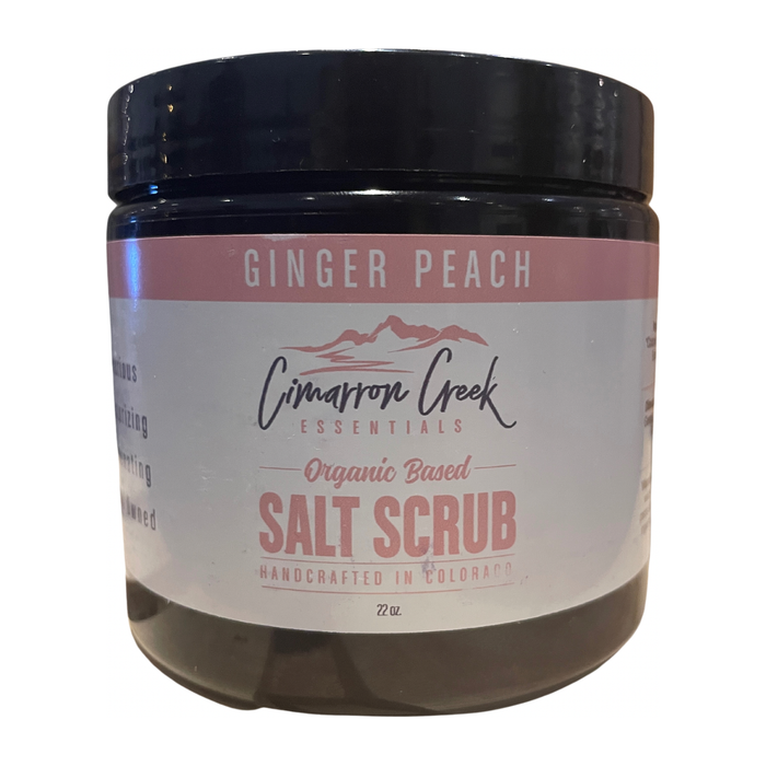 Ginger Peach Organic Salt Scrub