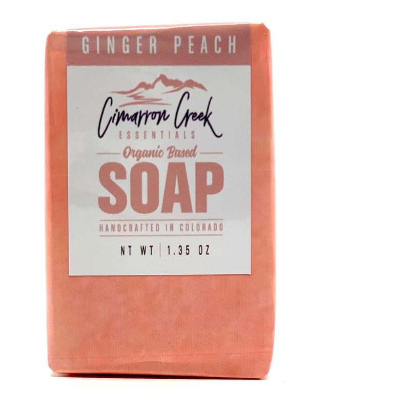 Cimarron Creek Essentials Ginger Peach Organic Bar Soap 5.4oz Bath & Body