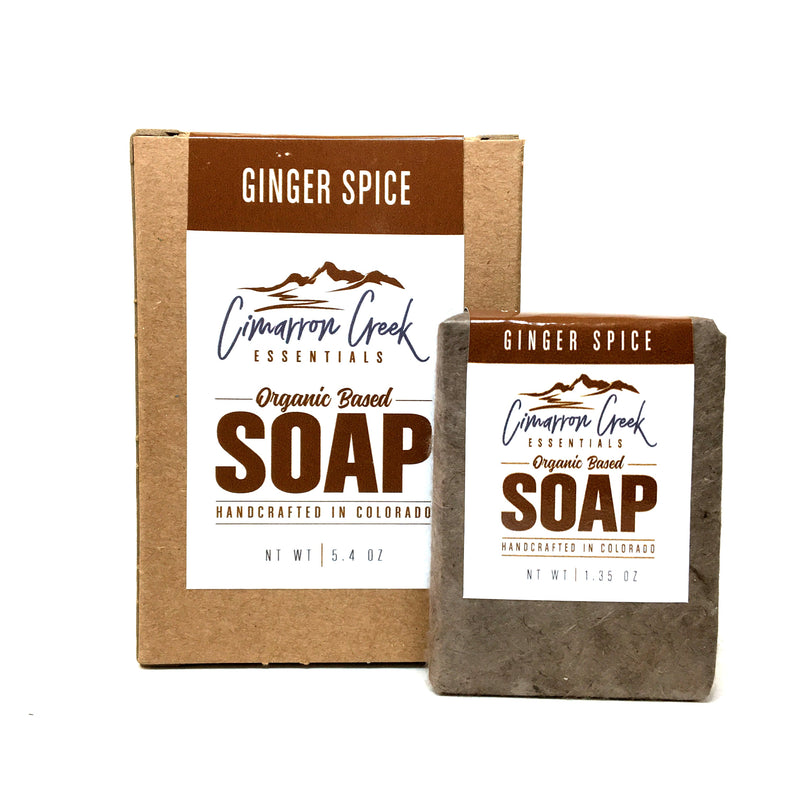 Cimarron Creek Essentials Ginger Spice Organic Bar Soap 5.4oz Bath & Body