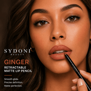 Sydoni Skincare and Beauty SYDONI RETRACTABLE MATTE LIP PENCIL with SHEA BUTTER 9 Rich, Smudge‑Resistant Shades Lip Liner