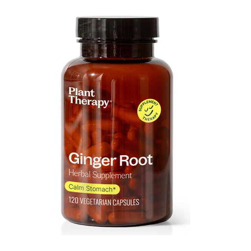 Plant Therapy Ginger Root Herbal Supplement - 120 Capsules Supplement