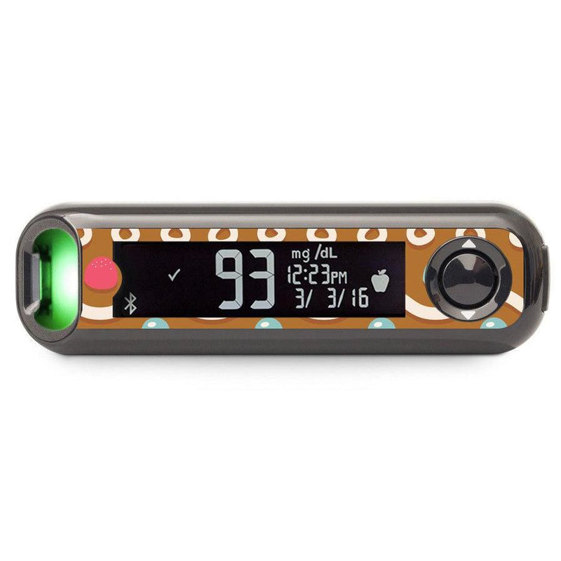 Peelz Gingerbread Sticker for Bayer Contour© Next One Glucometer Peelz/Stickers