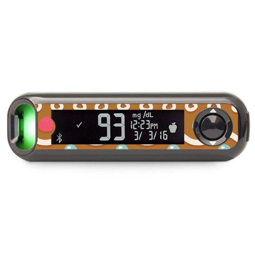 Peelz Gingerbread Sticker for Bayer Contour© Next One Glucometer Peelz/Stickers