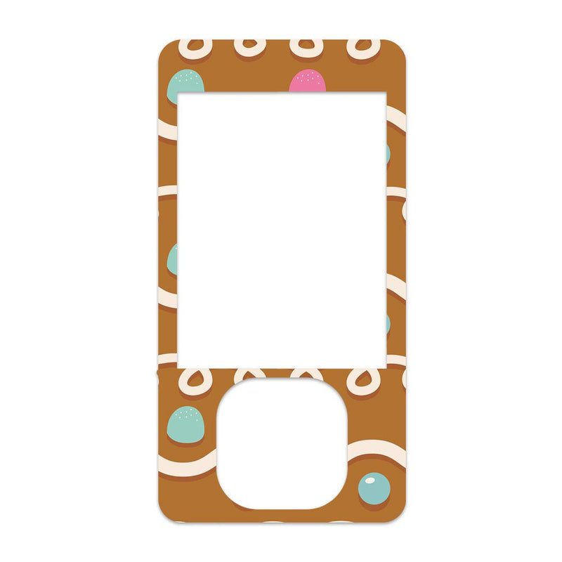 Peelz Gingerbread Sticker for DEXCOM G7 and G6 Touchscreen Receiver Peelz/Stickers