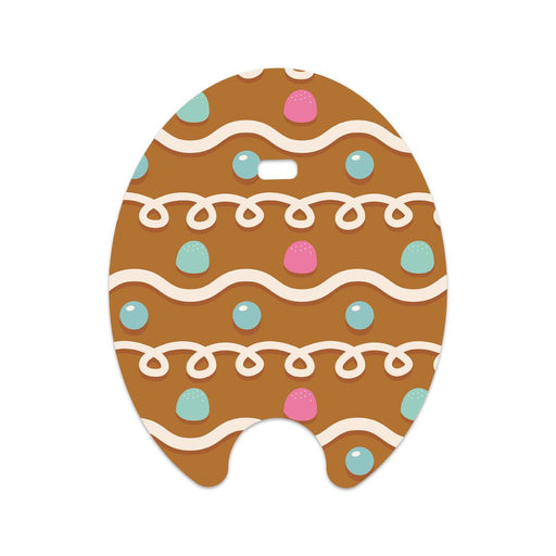 Peelz Gingerbread Sticker for Eversense Smart Transmitter Peelz/Stickers