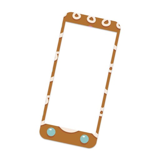 Peelz Gingerbread Sticker for Omnipod® 5 Controller – Pump Peelz Peelz/Stickers