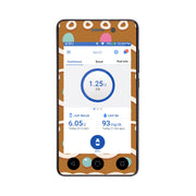 Peelz Gingerbread Sticker for Omnipod DASH® PDM – Pump Peelz Peelz/Stickers
