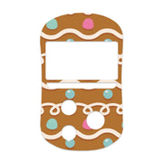 Peelz Gingerbread Sticker for OneTouch Verio Flex Glucometer Peelz/Stickers