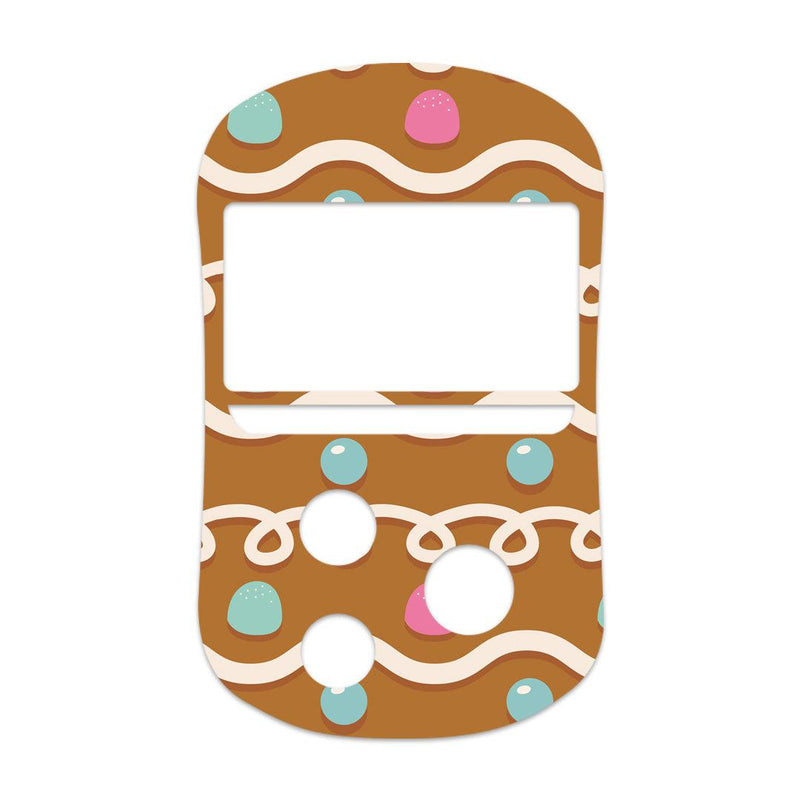 Peelz Gingerbread Sticker for OneTouch Verio Flex Glucometer Peelz/Stickers