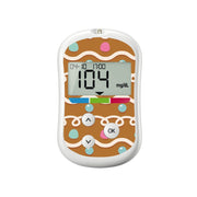 Peelz Gingerbread Sticker for OneTouch Verio Flex Glucometer Peelz/Stickers