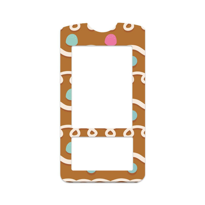 Peelz Gingerbread Sticker for OneTouch Verio IQ Glucometer Peelz/Stickers