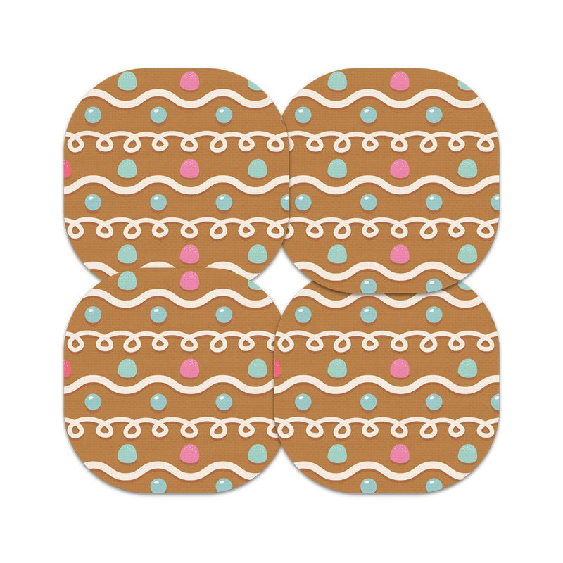 Peelz Gingerbread Overpatch Tape - Pump Peelz Patch Medical Tape