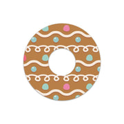 Peelz Gingerbread FreeStyle Libre 3 Plus & Lingo  Patch Tape - Pump Peelz Patch Medical Tape