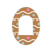 Peelz Gingerbread Pod Patch Tape - Pump Peelz Patch Medical Tape