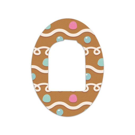 Peelz Gingerbread Pod Patch Tape - Pump Peelz Patch Medical Tape