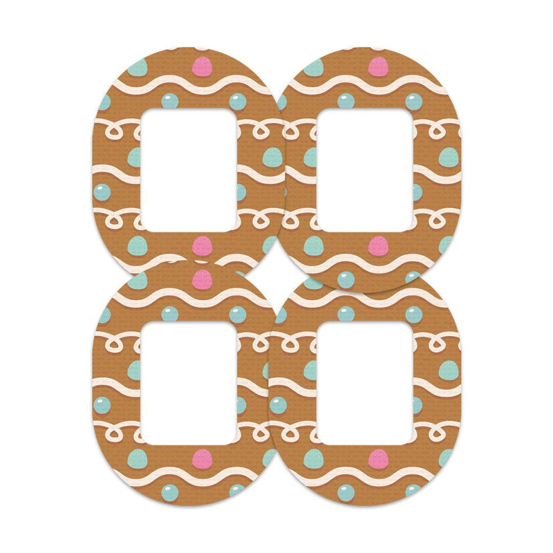 Peelz Gingerbread Tandem Mobi Patch Tape - Pump Peelz Patch Medical Tape