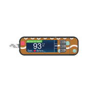 Peelz Gingerbread Sticker for Bayer Contour Next Glucometer Peelz/Stickers