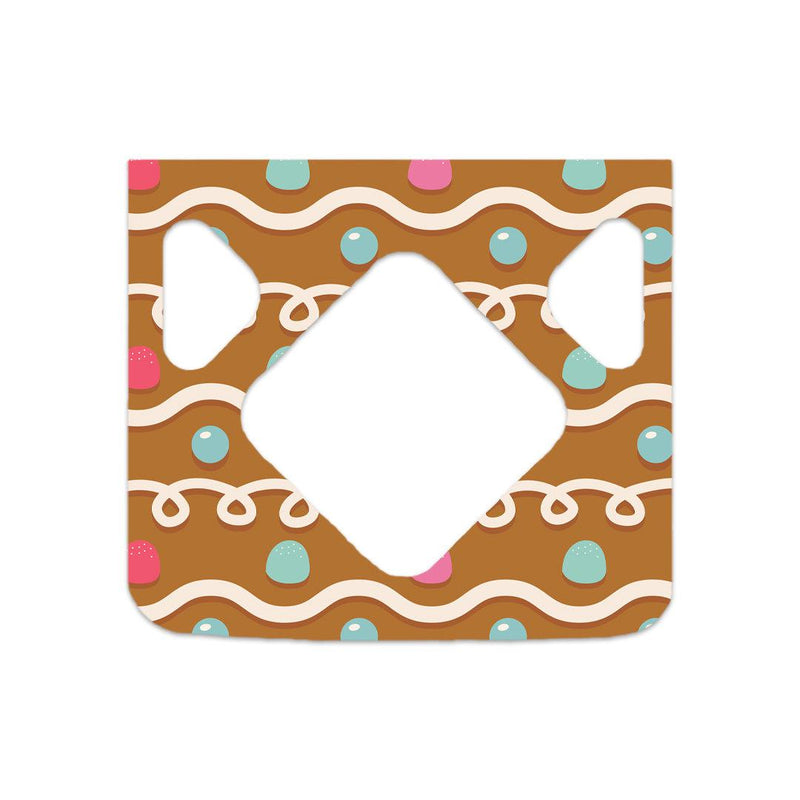 Peelz Gingerbread Sticker for Medtronic MiniMed 770G & 780G Peelz/Stickers