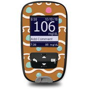 Peelz Gingerbread Sticker for the Accu-Chek Guide Glucometer Peelz/Stickers