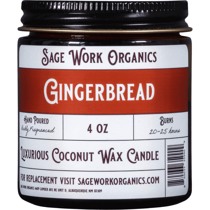 Sagework Organics - Gingerbread Candle