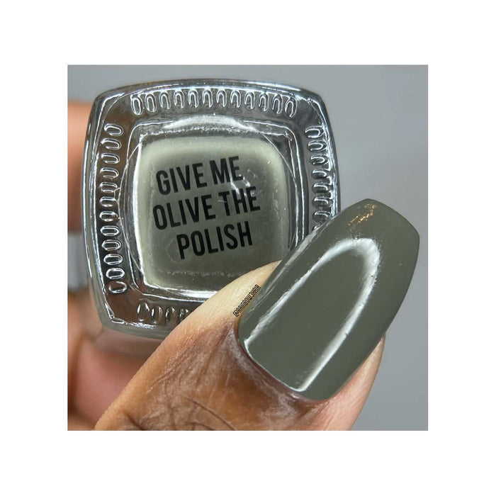 Uberchic Beauty Give Me Olive The Polish   Stamping Polish