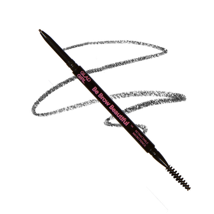 GladGirl Be Brow Beautiful - Retractable Micro Eyebrow Pencil