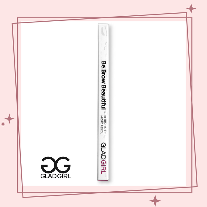 GladGirl Be Brow Beautiful - Retractable Micro Eyebrow Pencil