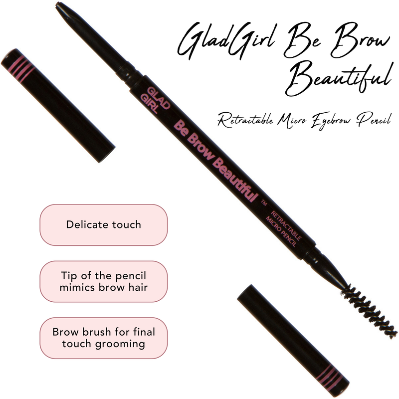 GladGirl GladGirl Be Brow Beautiful - Retractable Micro Eyebrow Pencil After Care