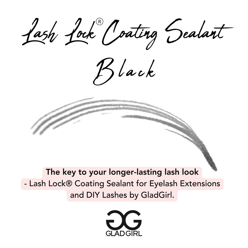 GladGirl Lash Lock® Coating Sealant For Eyelash Extensions and DIY Lashes After Care