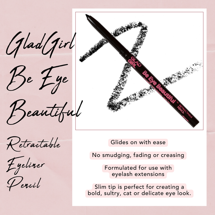 GladGirl Be Eye Beautiful - Retractable Eyeliner Pencil