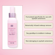 GladGirl Wipe and Wink - Makeup Remover Formulated for Eyelash Extensions
