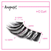 GladGirl GladGirl False Lash Kit - August Eyelashes