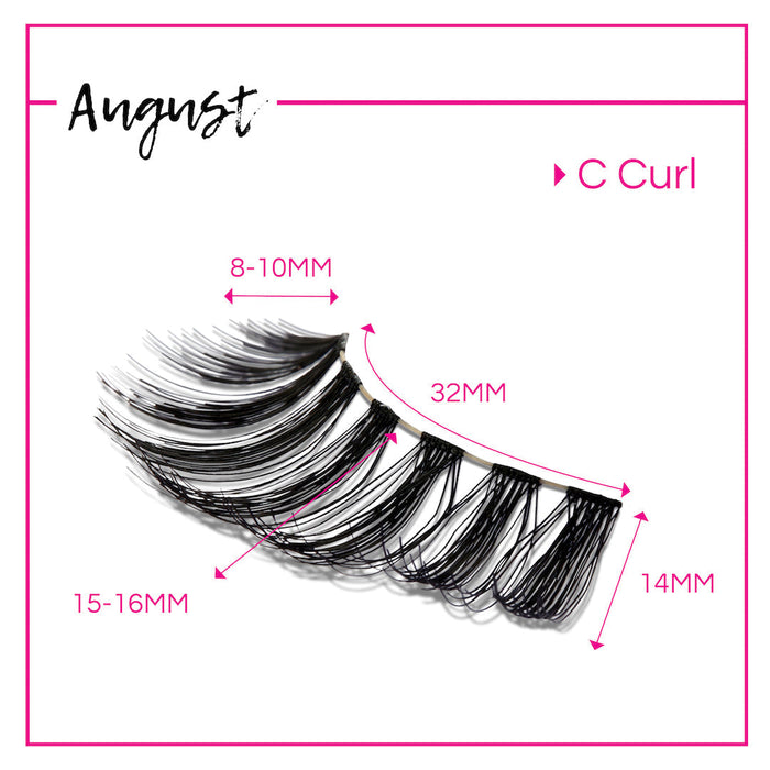 GladGirl False Lashes Bundle - August