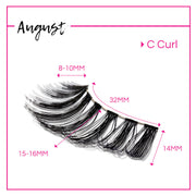 GladGirl GladGirl False Lashes Bundle - August Eyelashes