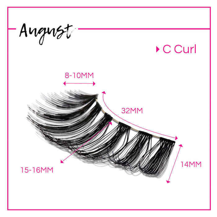 GladGirl False Lash Kit - August