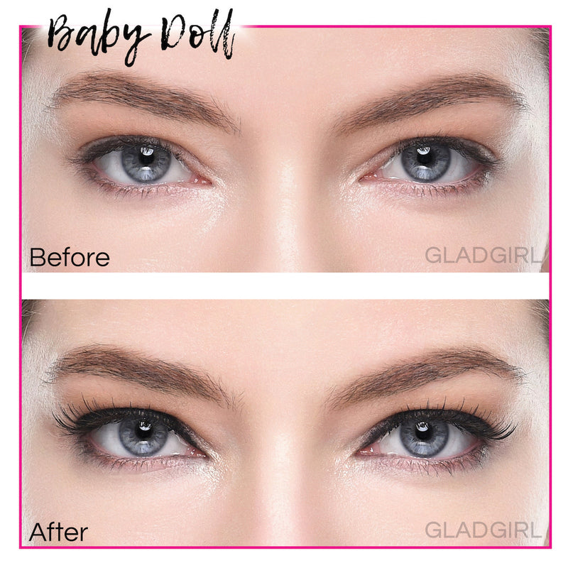 GladGirl GladGirl False Lashes Bundle - Baby Doll Eyelashes