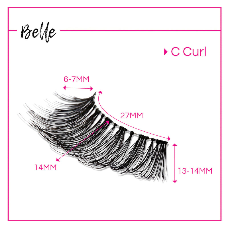 GladGirl GladGirl False Lash Kit - Belle Eyelashes