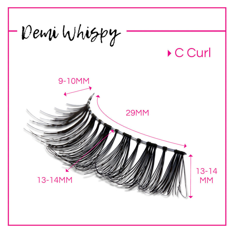 GladGirl GladGirl False Lashes Bundle - Demi Wispy Eyelashes