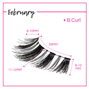 GladGirl GladGirl False Lashes Bundle - February Eyelashes