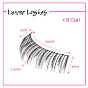 GladGirl GladGirl False Lash Kit - Lower Lashes Eyelashes