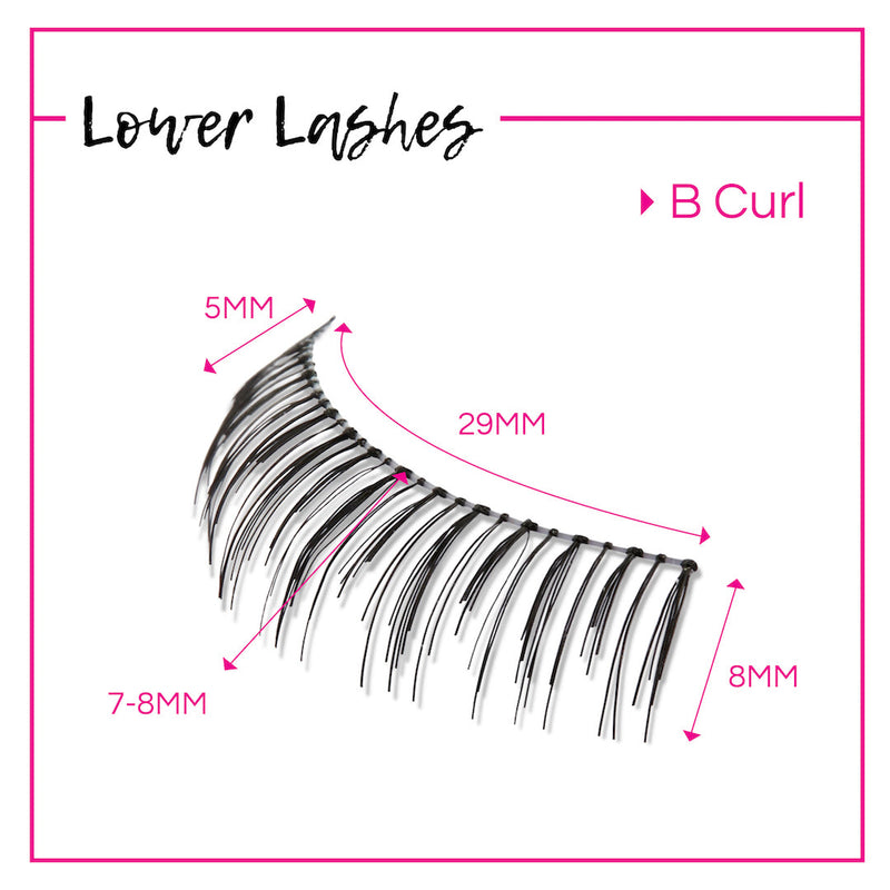 GladGirl GladGirl False Lash Kit - Lower Lashes Eyelashes
