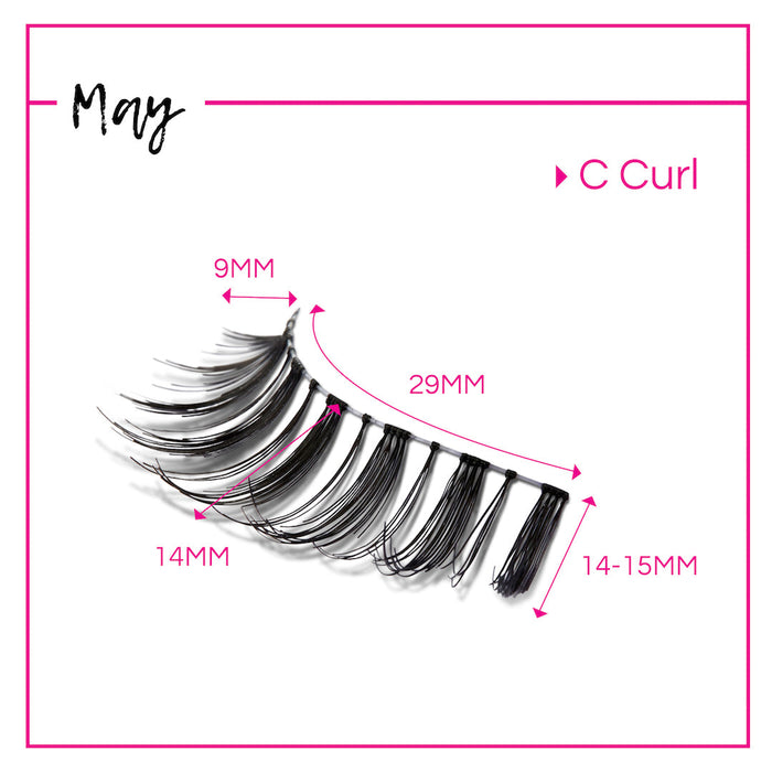 GladGirl False Lash Kit - May