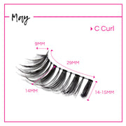 GladGirl GladGirl False Lash Kit - May Eyelashes