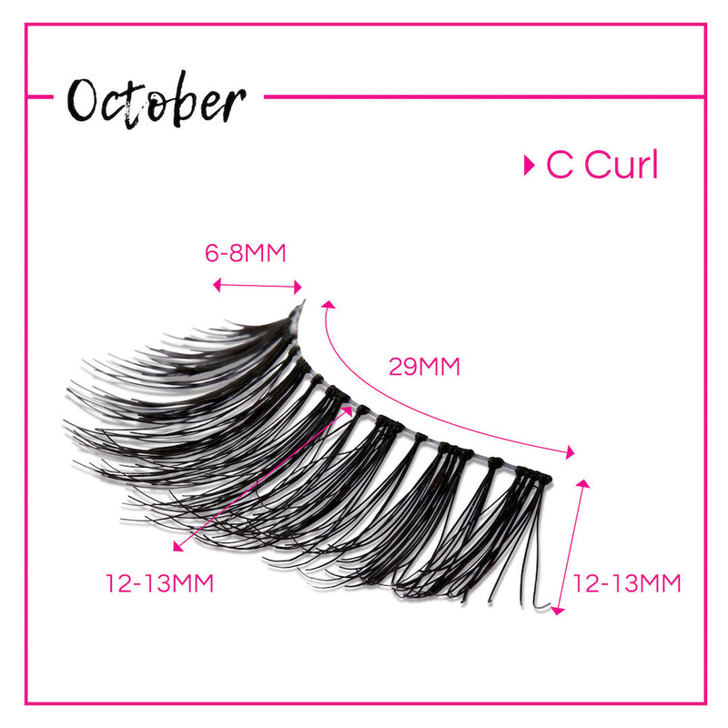 GladGirl GladGirl False Lashes Bundle - October Eyelashes