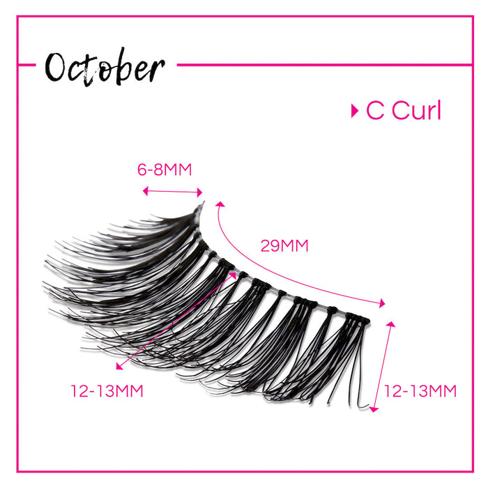 GladGirl False Lash Kit - October