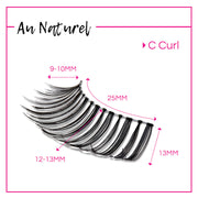 GladGirl GladGirl False Lashes Bundle - Au Naturel Eyelashes