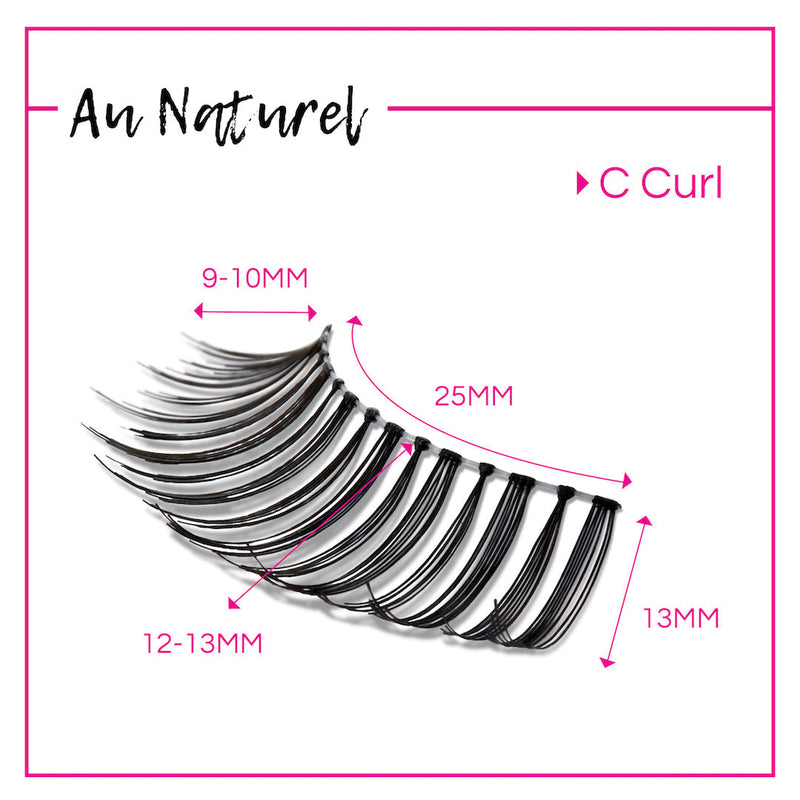 GladGirl GladGirl False Lashes Bundle - Au Naturel Eyelashes