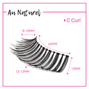 GladGirl GladGirl False Lash Kit - Au Naturel Eyelashes